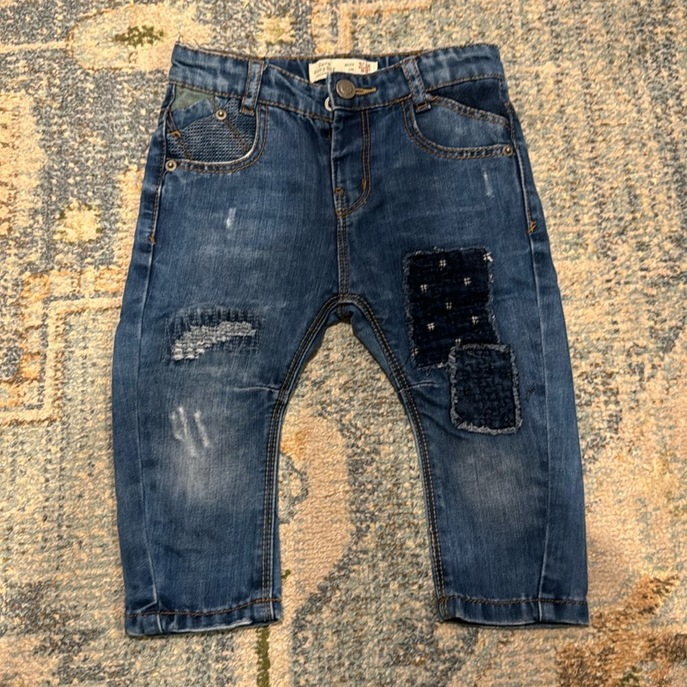 Zara Baby Skinny Jeans Sz 9/12 mo
